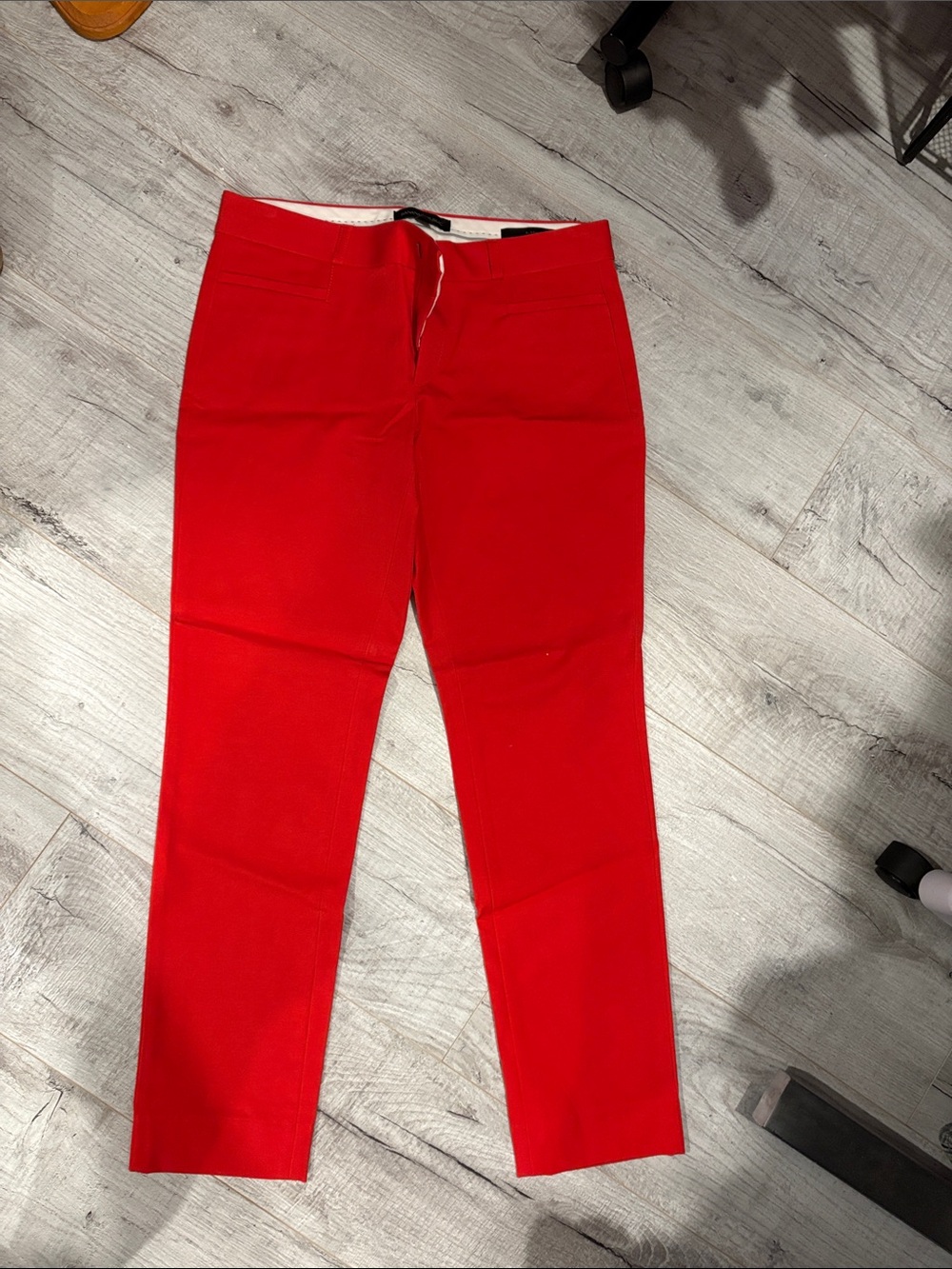 Banana Republic Red Slim Trousers